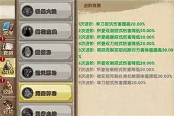 九阴真经手游单刀江湖内功加成_九阴真经锦衣卫买什么风物志好